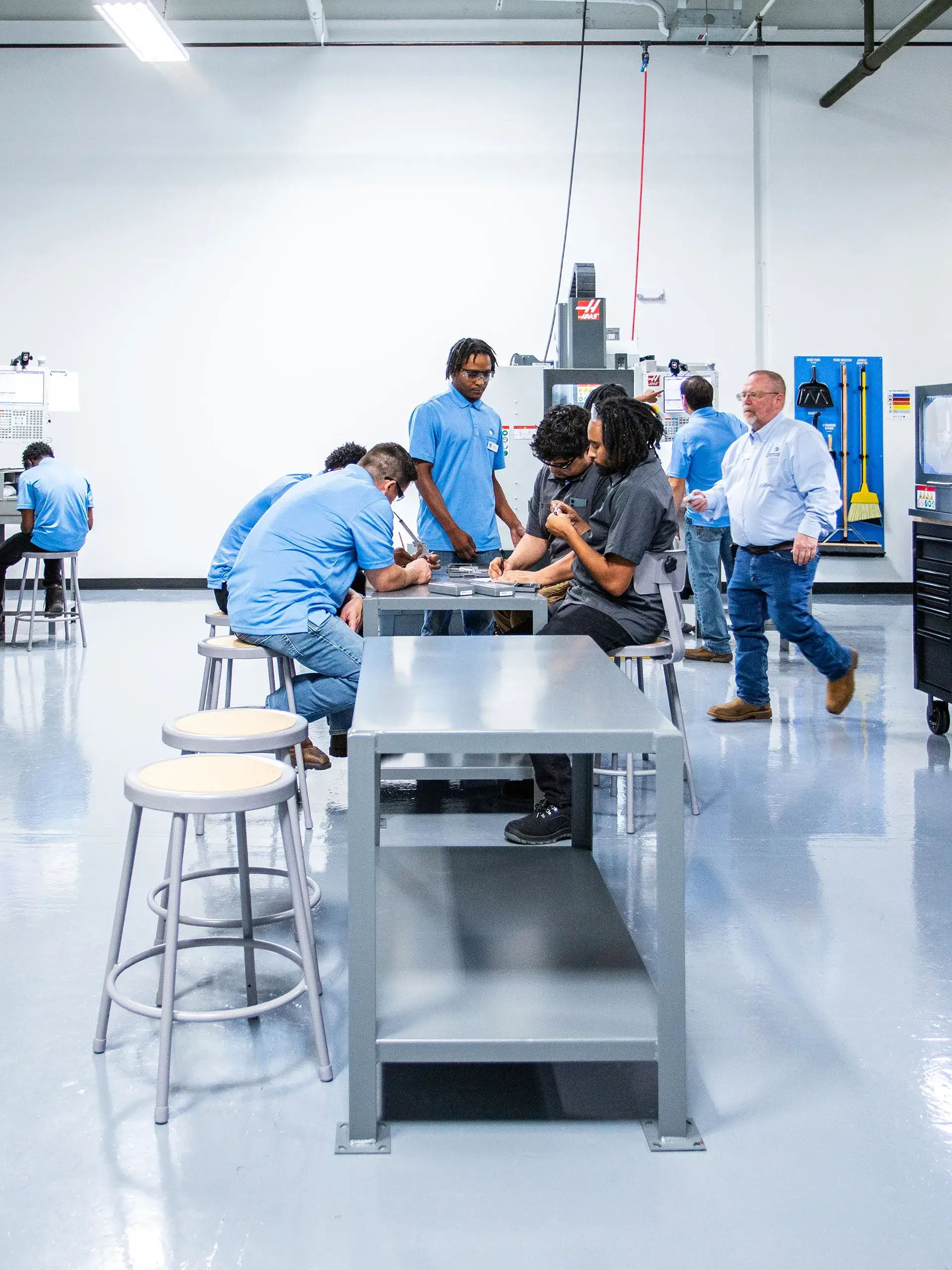 Participants learning together