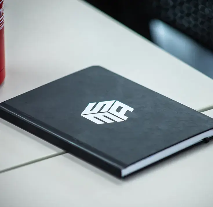 Notebook with MSA logo