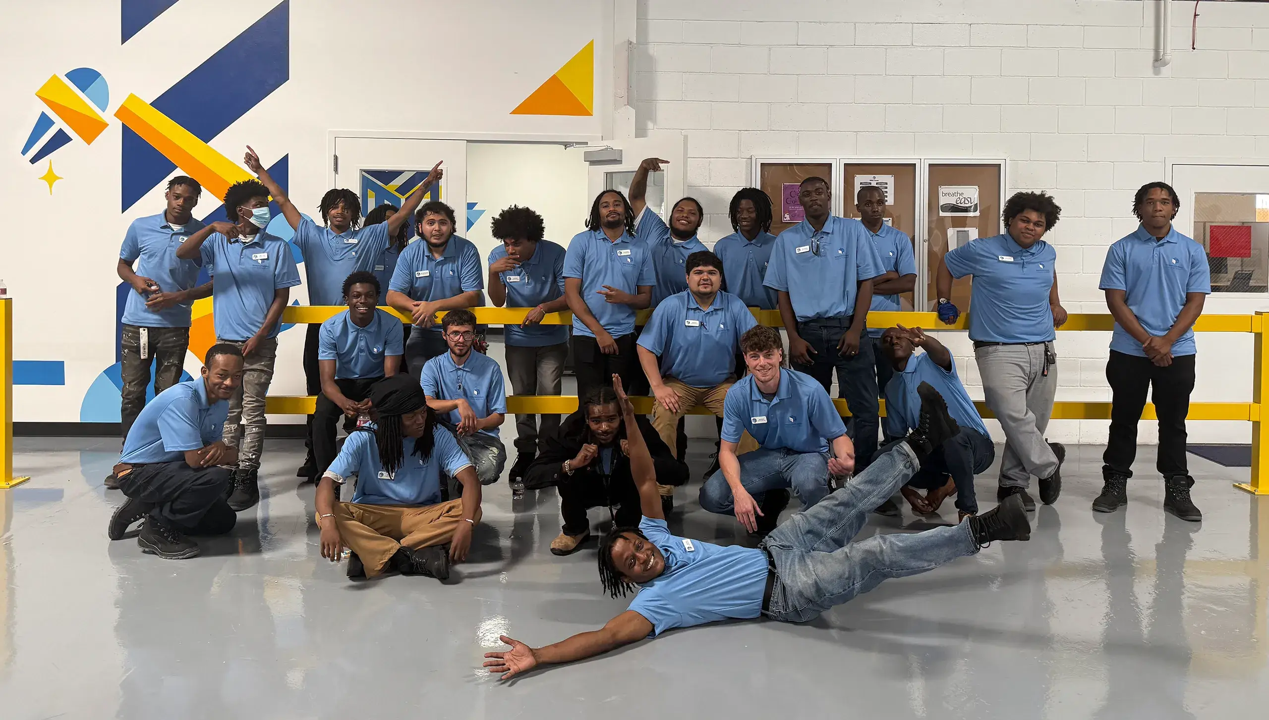 Participant group photo on opening day